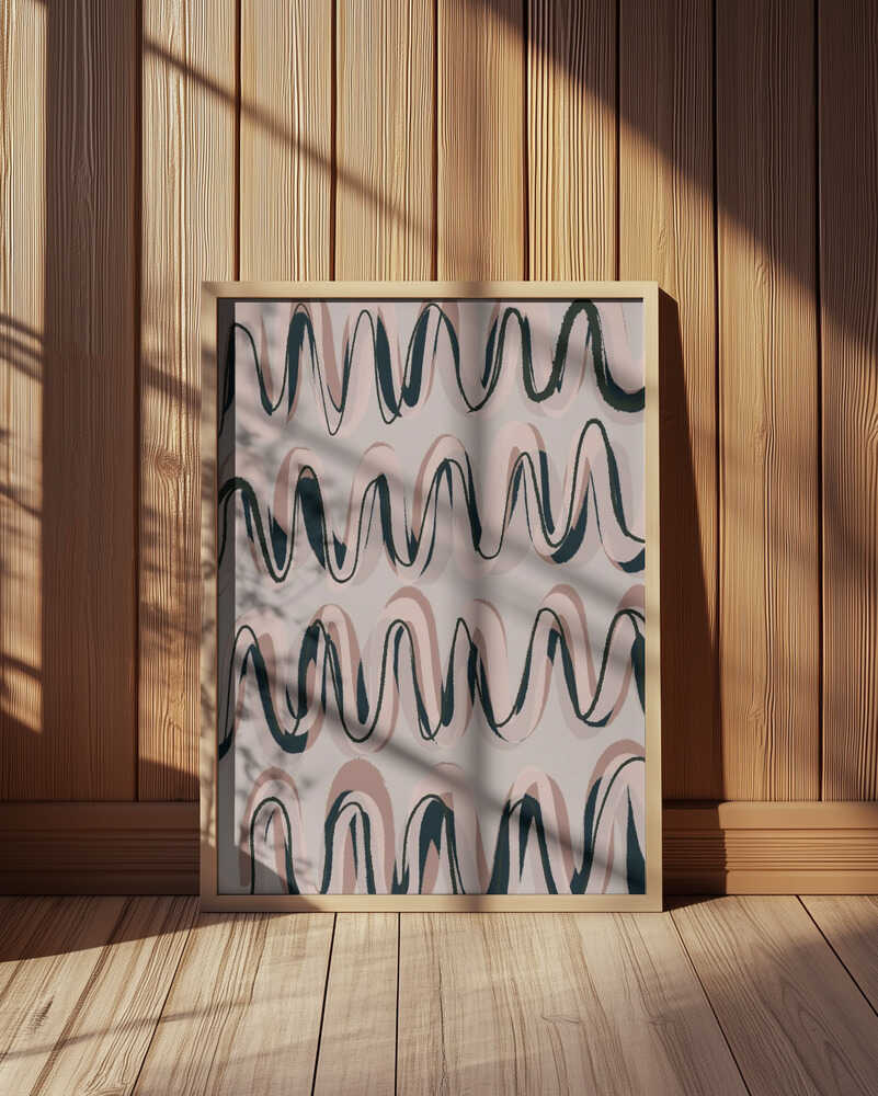 Rhythmic Waves Poster