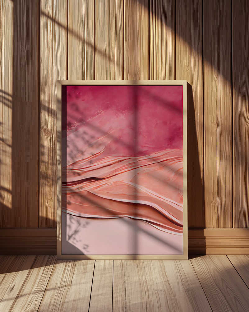 Crimson Dunes Poster