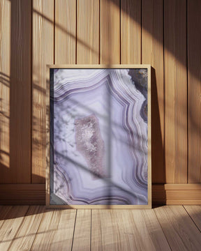 Purple Agate Poster