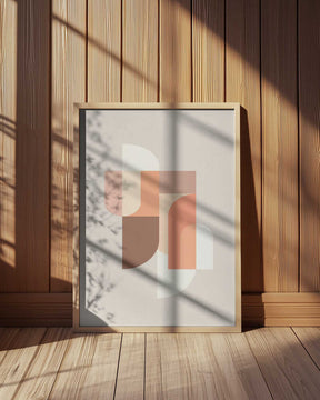 Retro Geometric III Poster