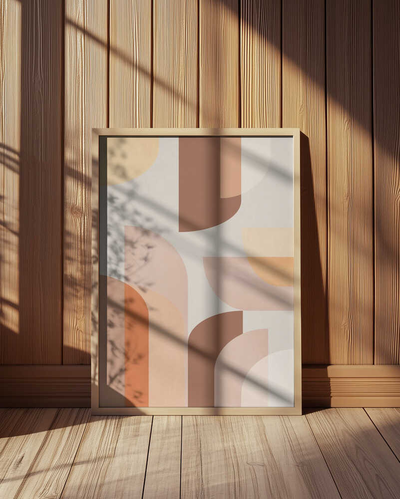 Retro Geometric Poster
