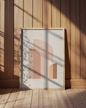 Retro Geometric IV Poster
