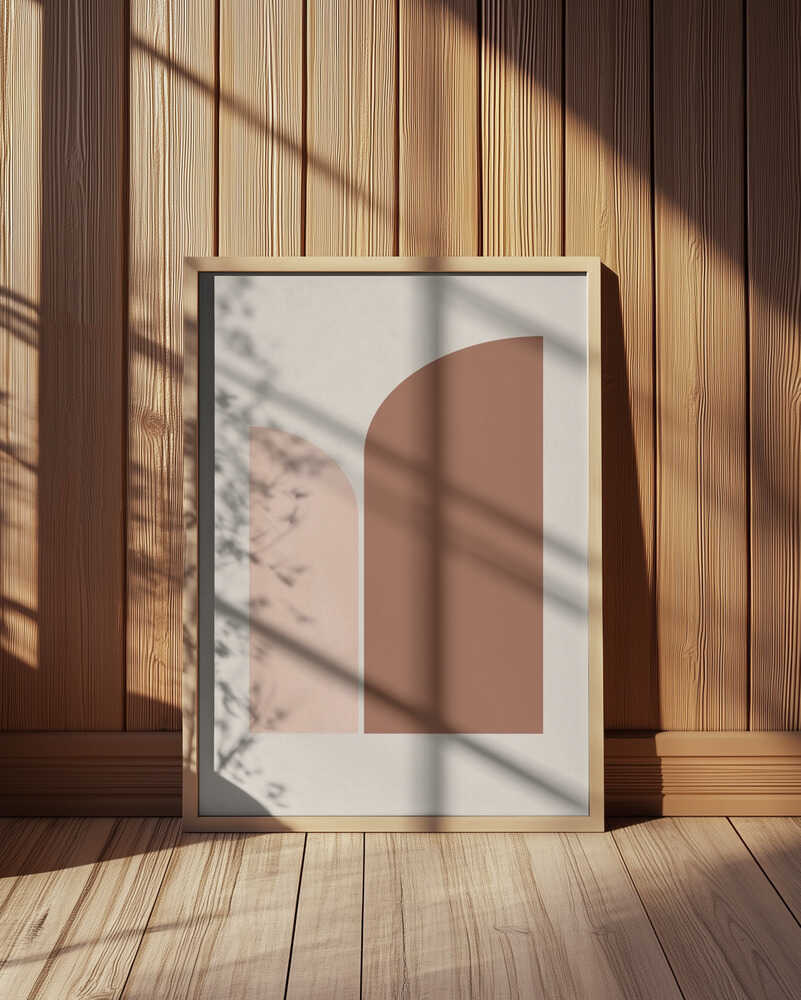 Retro Geometric Poster