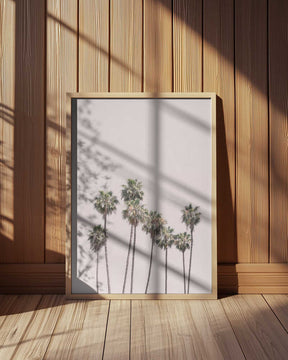 Blush Palms Poster