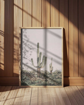Pink Saguaro Poster