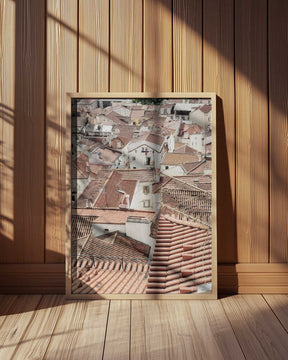 Red Tiled Rooftops Poster