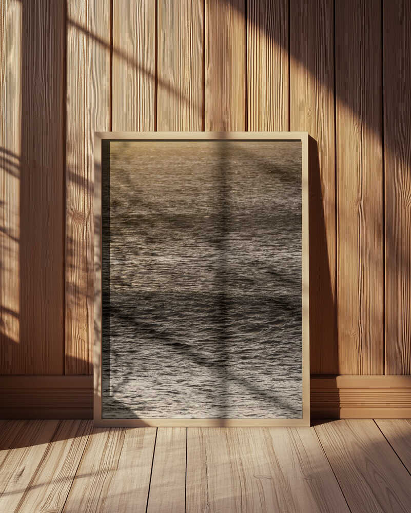 Golden Tide Ripples Poster