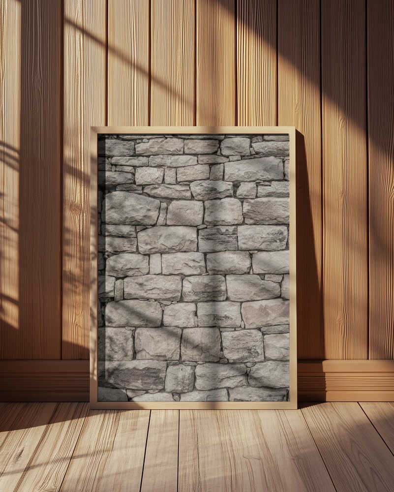 Serene Stonework Poster