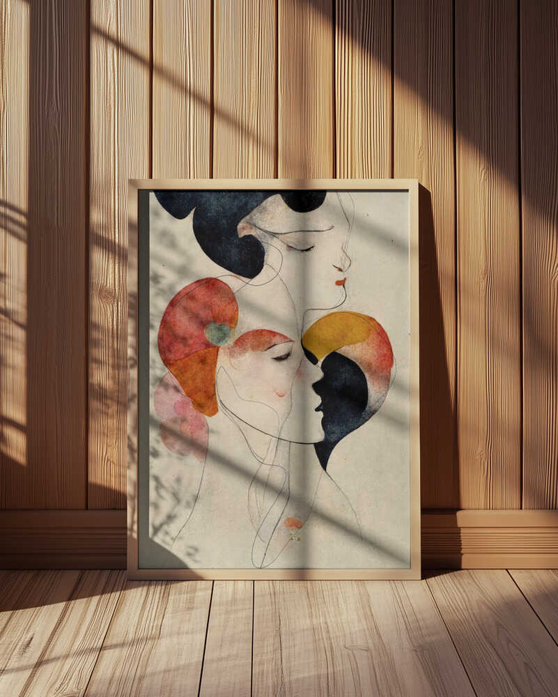 Flowing Faces Elegy Poster