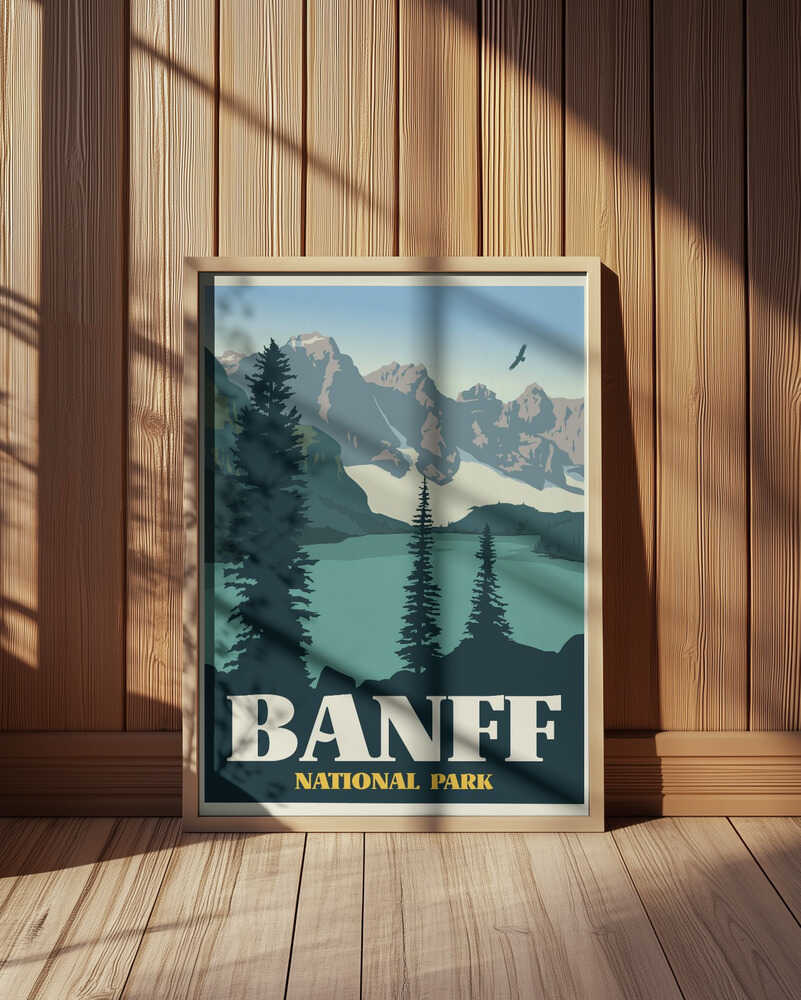 Banff National Park Travel Print Poster