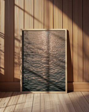 Sunset at Sea Poster