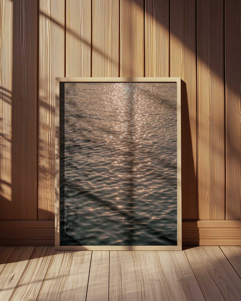 Sunset at Sea Poster