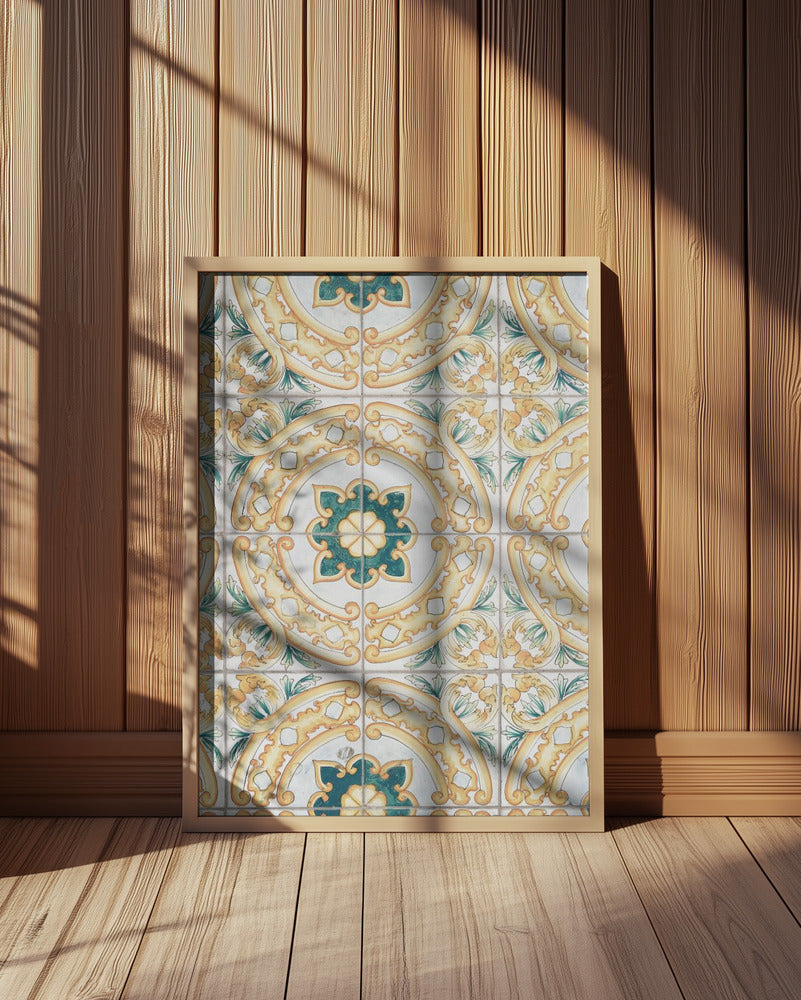 Capri Tiles Poster