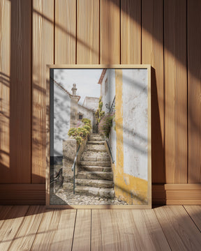 Obidos Stairs Poster