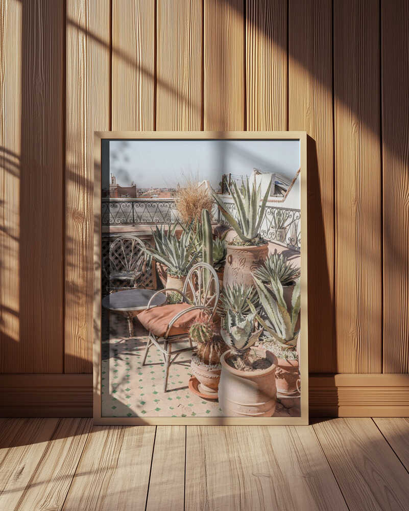 Rooftop in Marrakech Poster