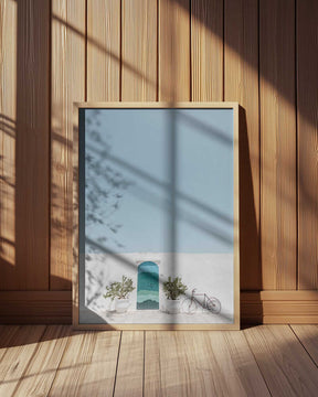 Ostuni blue door Poster
