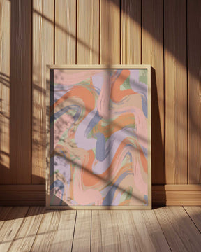 Swirling Hues Poster