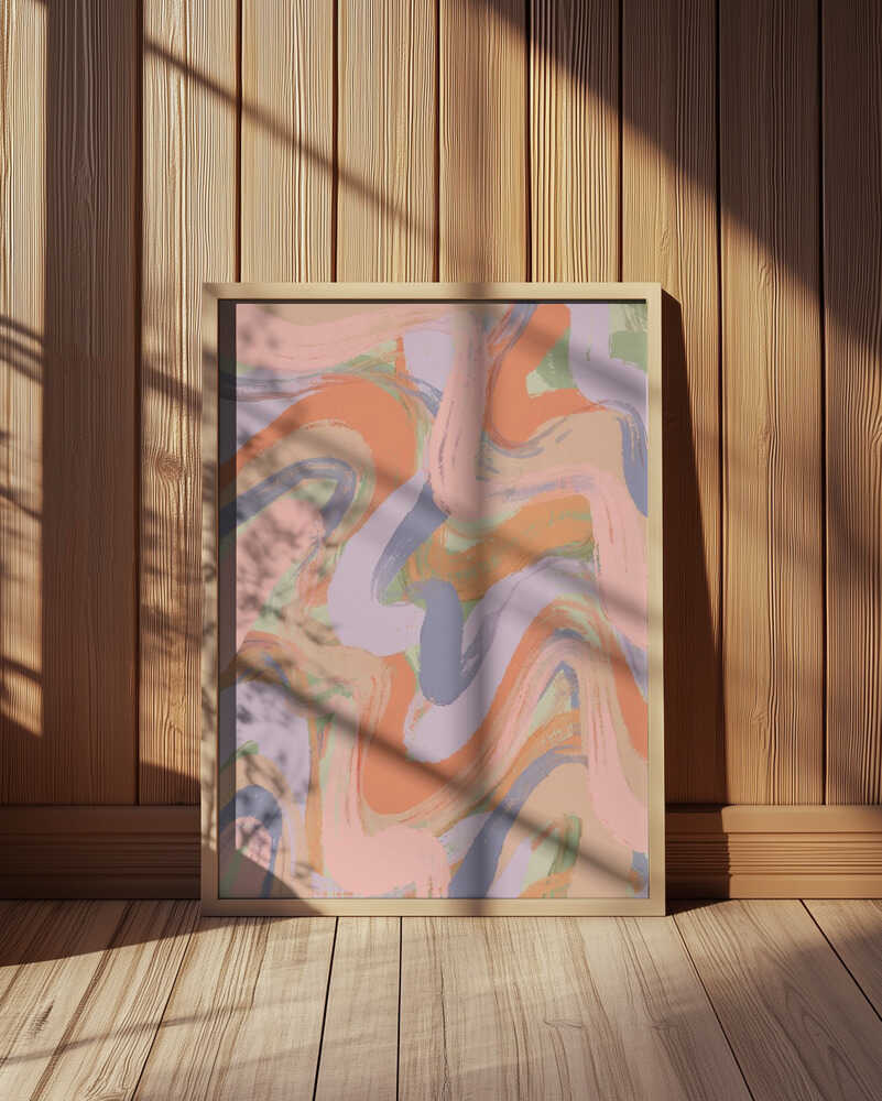 Swirling Hues Poster