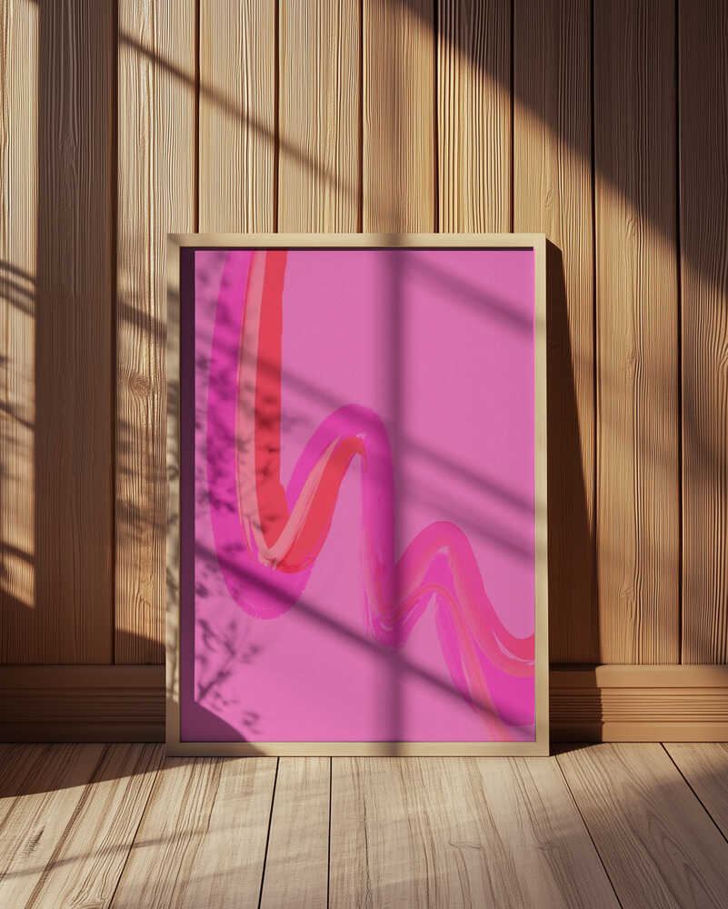 Neon Waves Poster