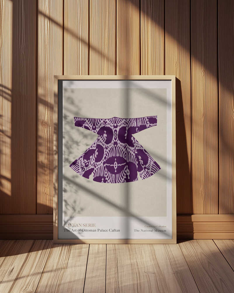 Purple Caftan Elegance Poster