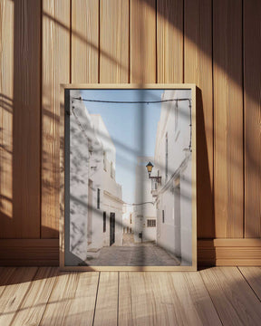The White town of Vejer de La Frontera Poster