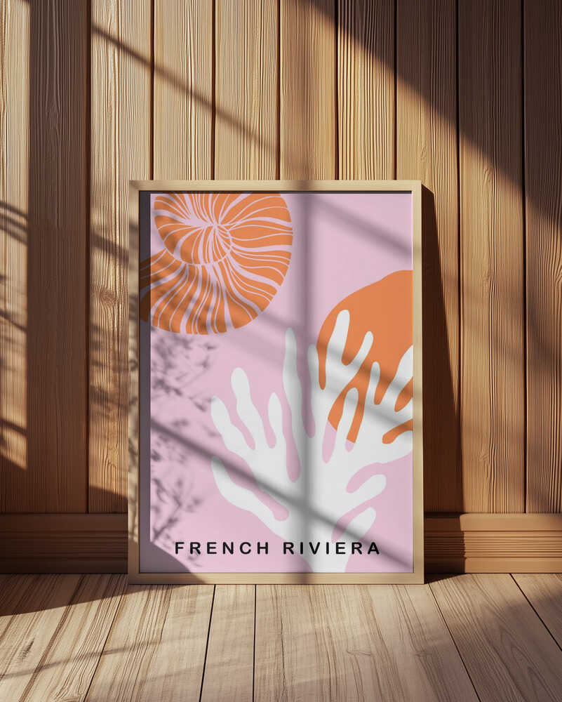 Rivierapinkorange Ratioiso Poster