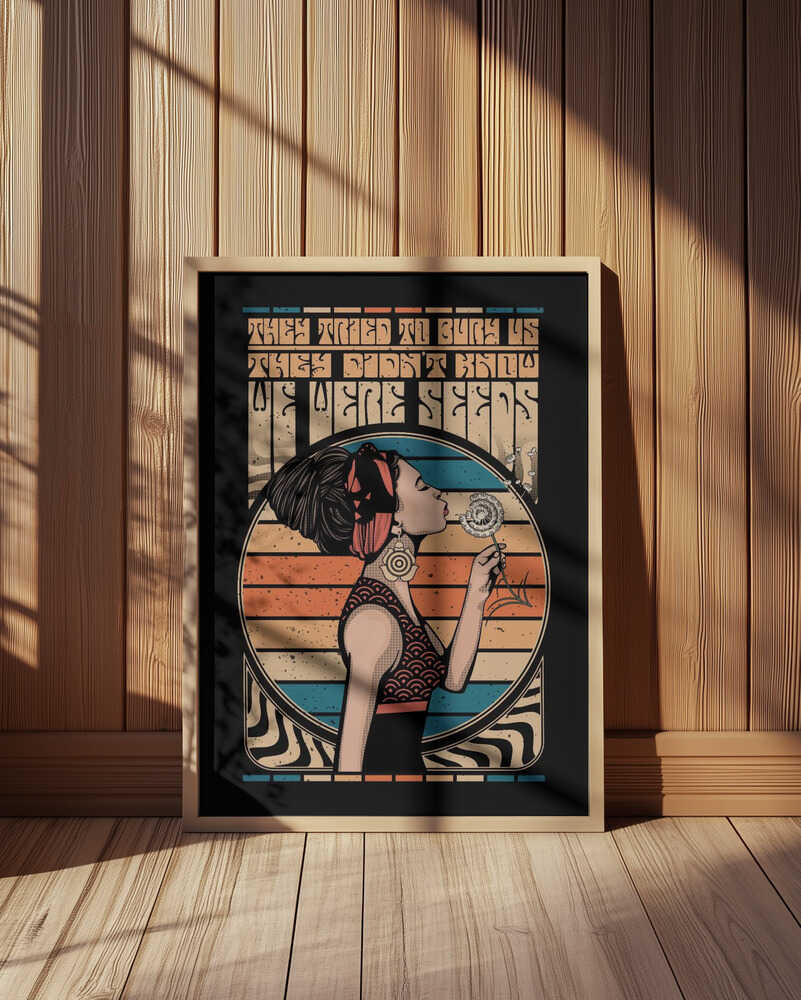 Peace Hippie Quote Poster