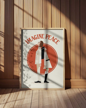 Imagine Peace Minimalist Poster