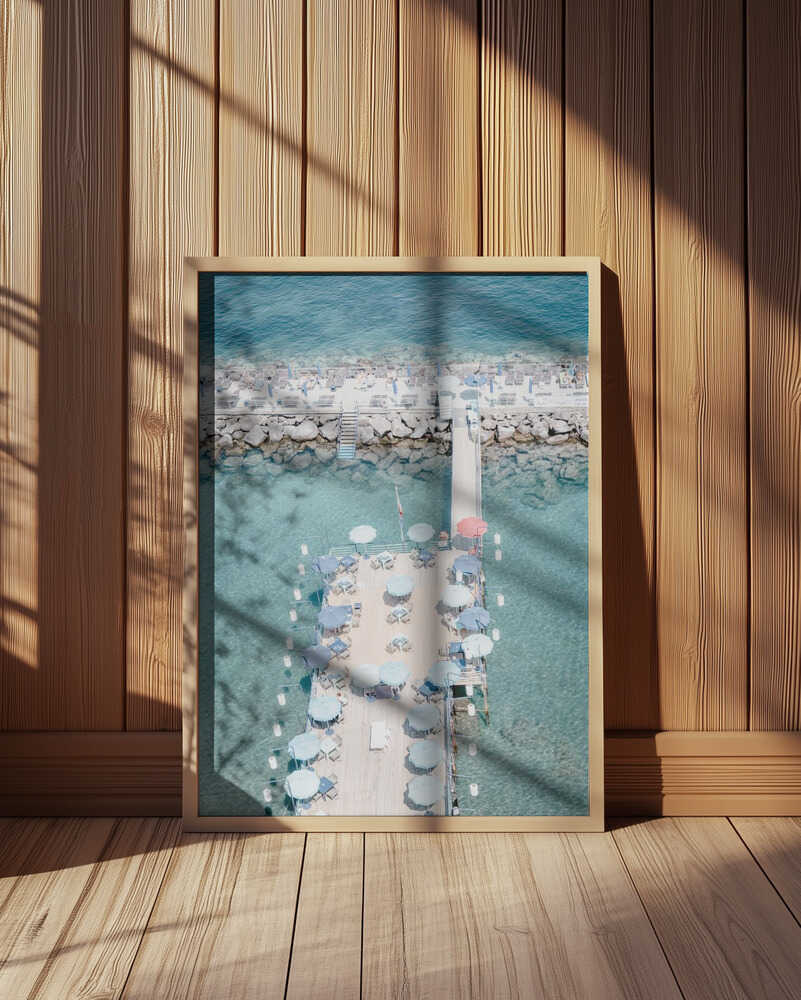 Coastal life Italy Poster