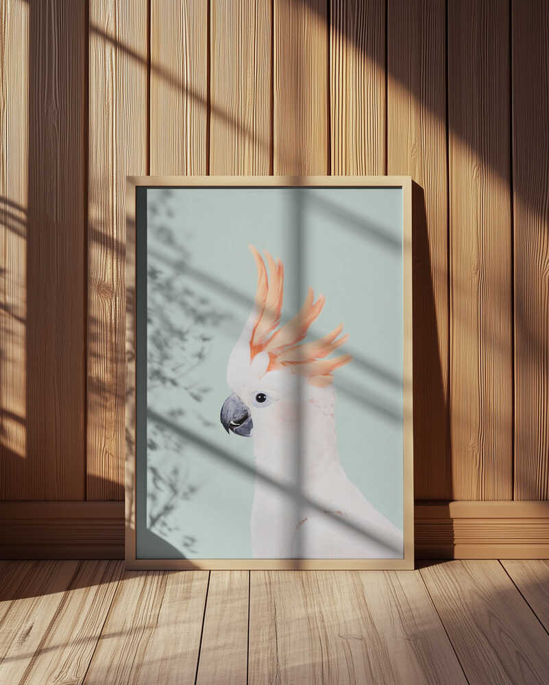 Cockatoo on Mint Poster