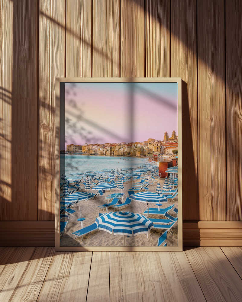 Cefalu Beach Poster