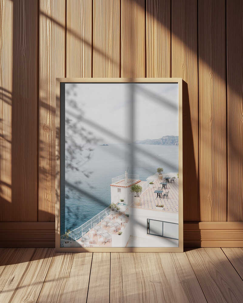 Terrace at the Amalfi Coast Poster