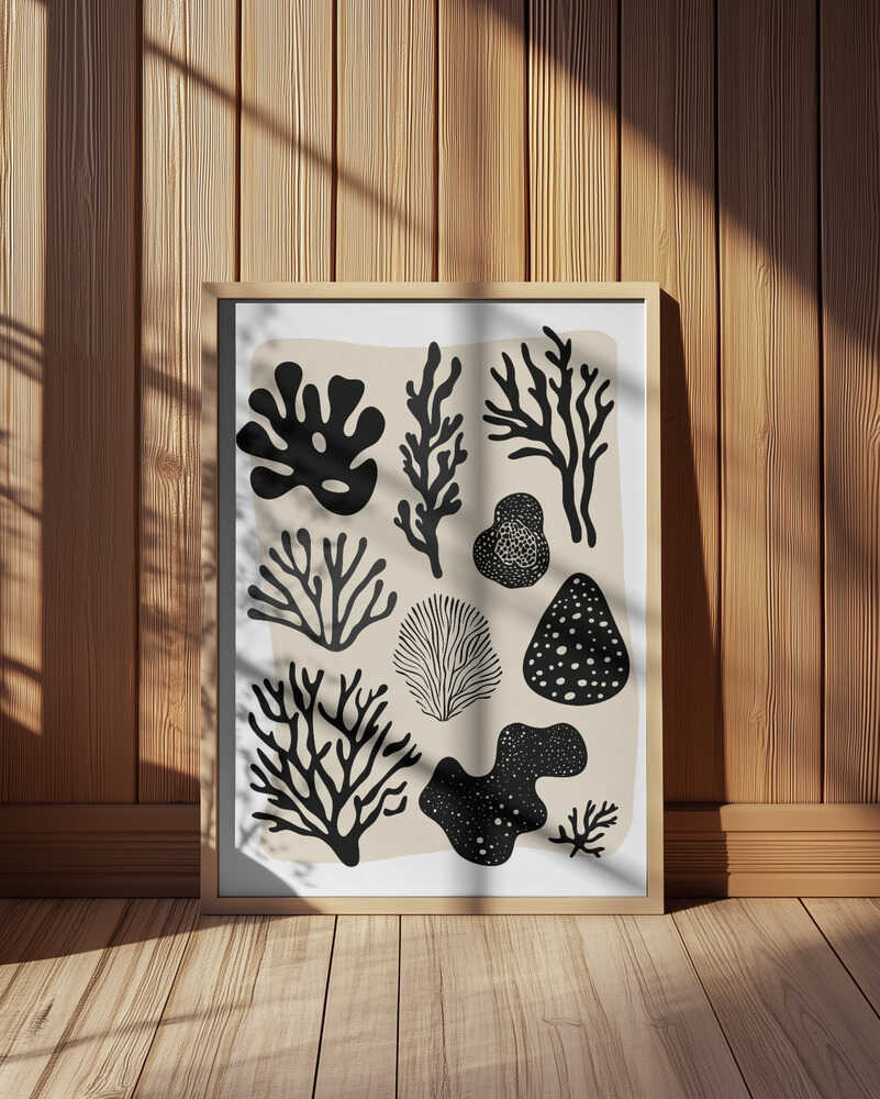 Ocean Shapes Poster