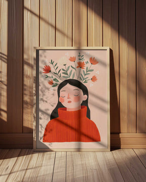 Floral Serenity Poster