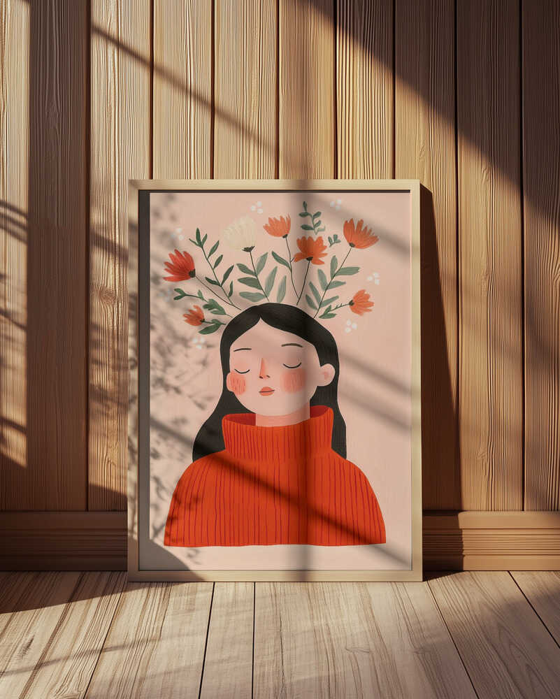 Floral Serenity Poster