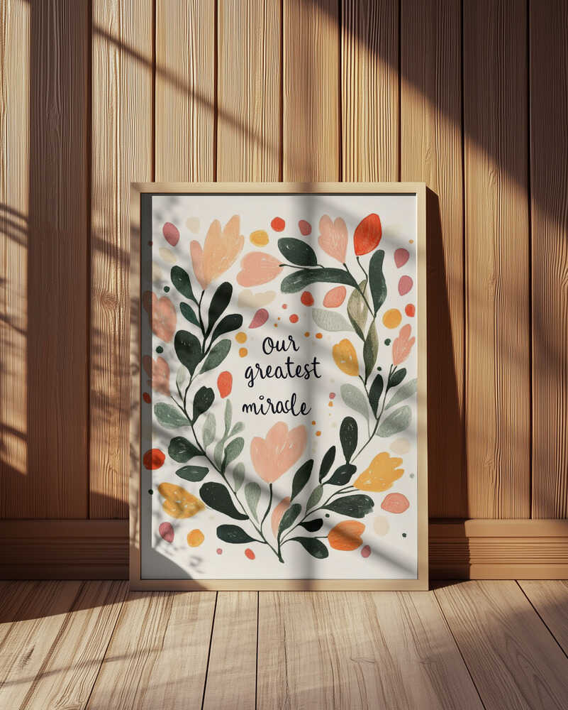 Floral Embrace Poster