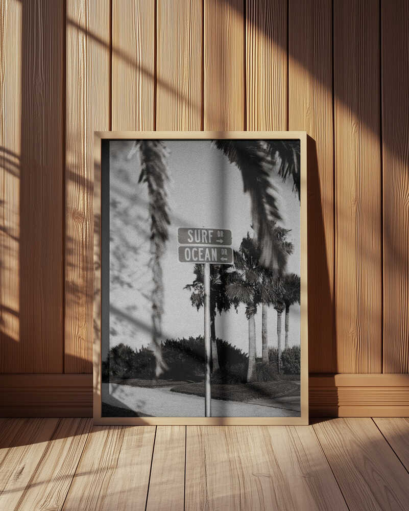 Surf Drive + Ocean Drive Poster