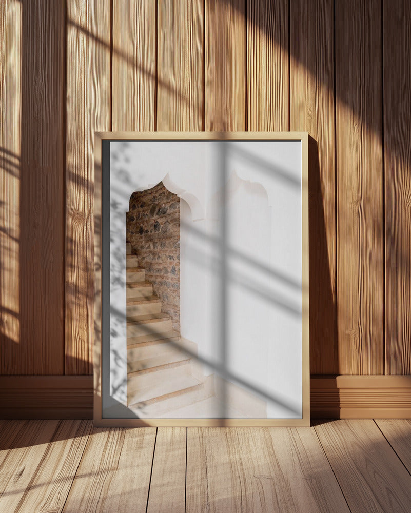 Arch Stairway In Riad In Marrakech   Ibiza Boho Travel Photography 1 Poster