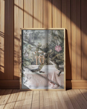 Crocodile Bubble Bath Poster