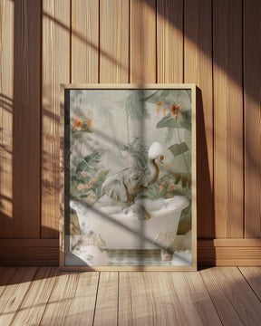 Elephant Bubble Bliss Poster