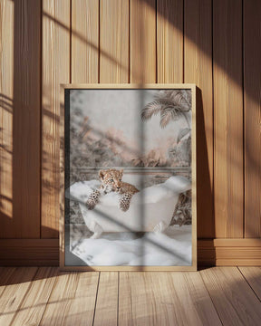 Leopard’s Bubble Delight Poster
