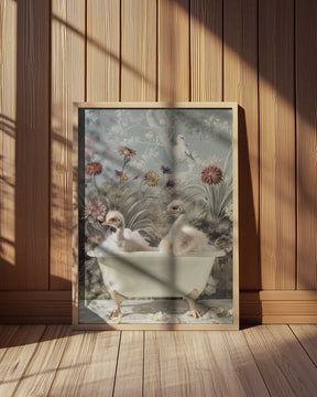 Ostrich Bubble Bliss Poster