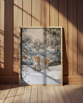 Cheetah Bath Time Duo Poster
