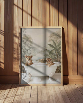 Jungle Lion Soak Poster