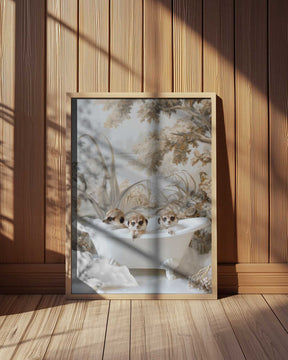 Meerkat Bath Trio Poster