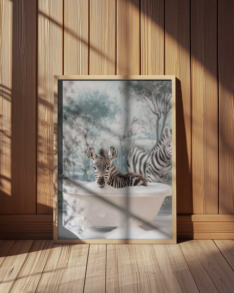 Striped Bubble Joy Poster