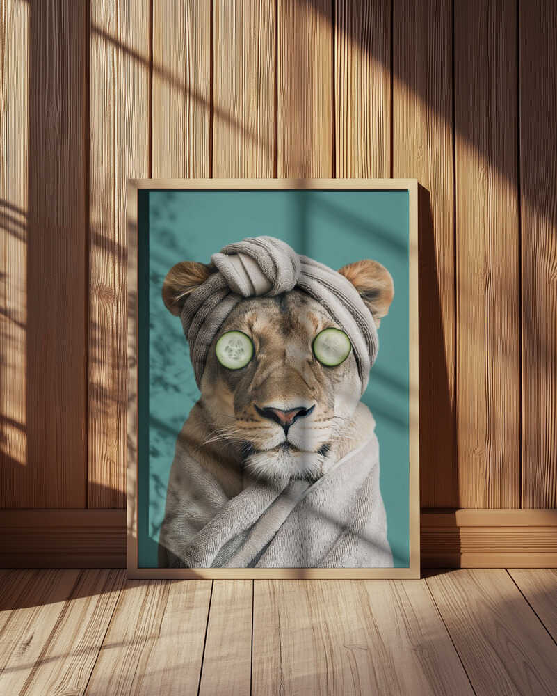 Luxury Lioness Poster