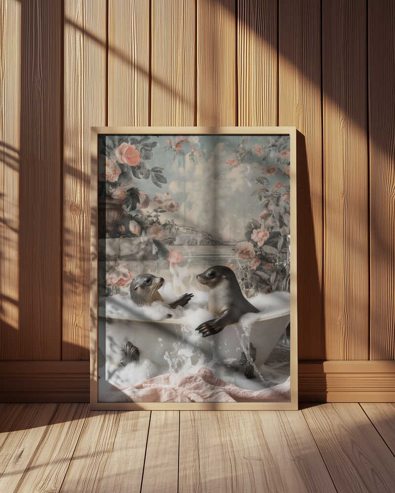 Seal Bath Bliss Poster