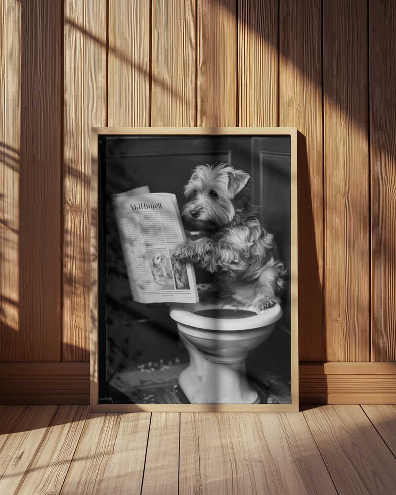 Doggy Doing A Doo Doo Poster