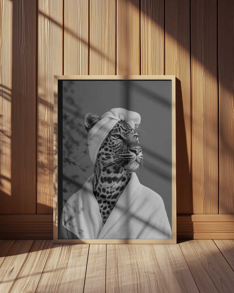 Lady Leopard Spa Day Poster